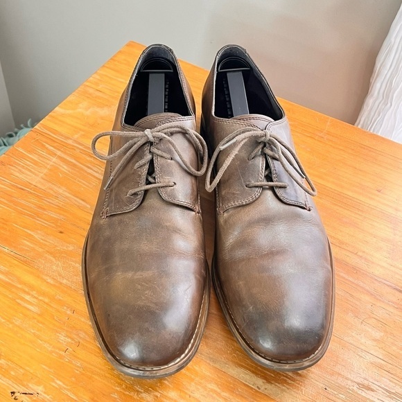 John Varvatos Lace Up Leather Oxford Smooth Toe - Picture 2 of 13